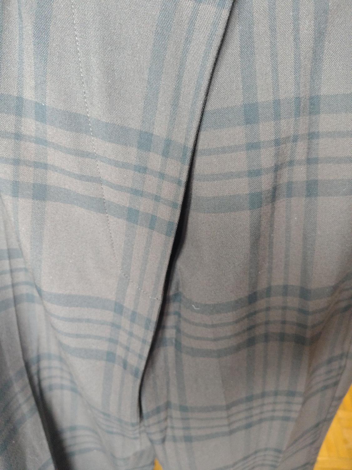 CHECK BAGGY TROUSERS - Image 2