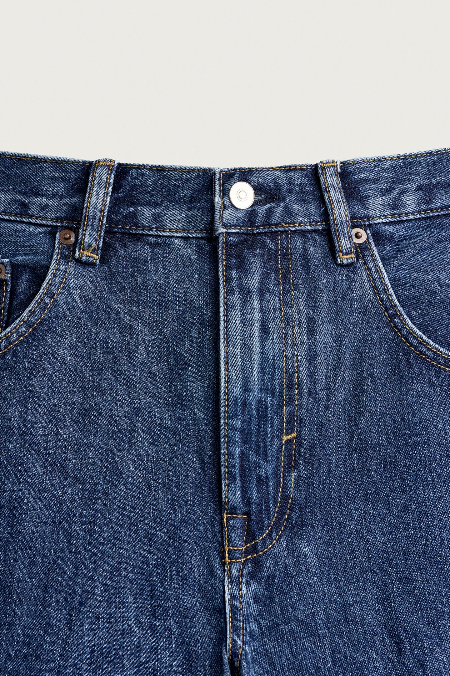 Мужские джинсы Zara Balloon Fit, цвет: Синий — фото 8