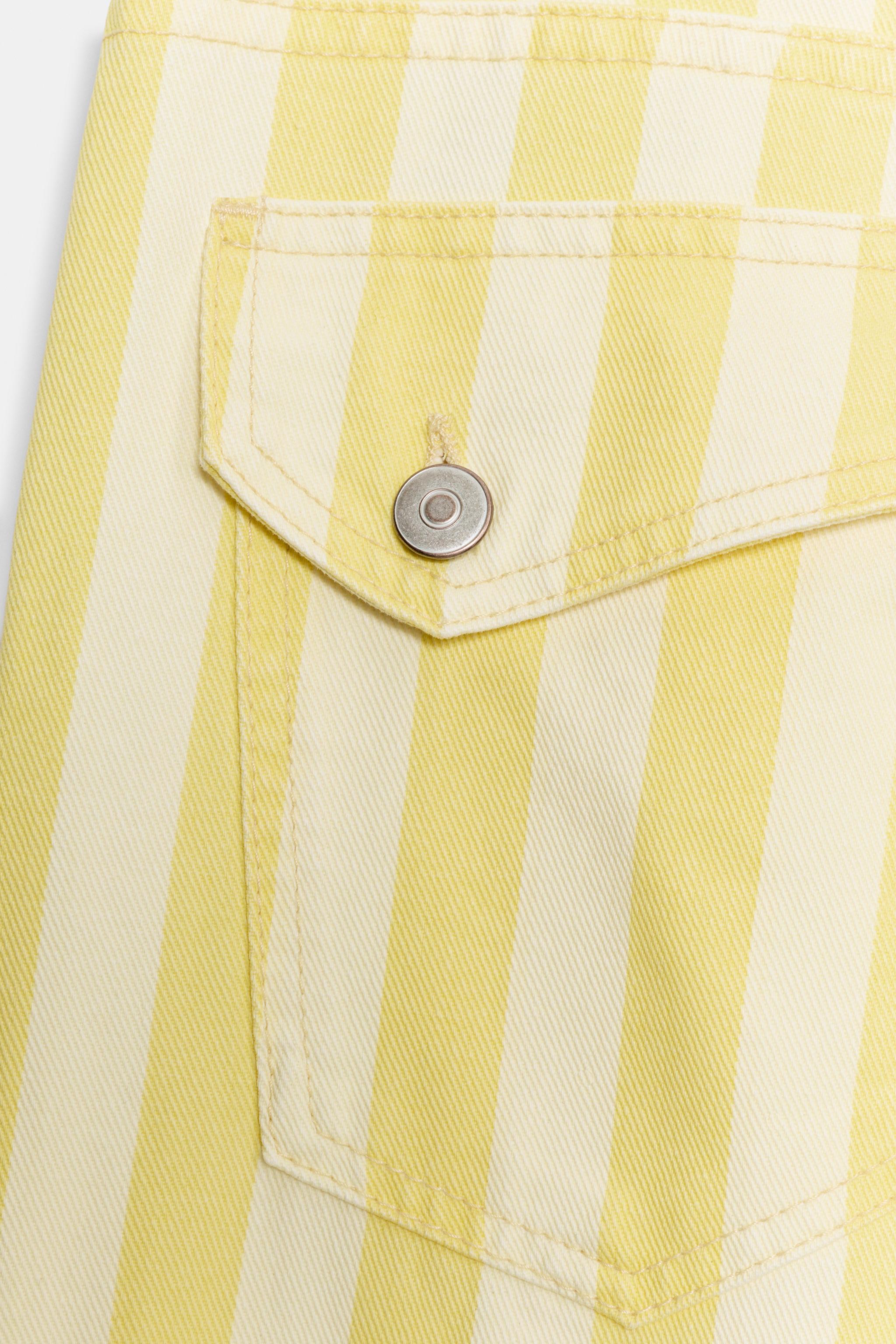 TRF STRAIGHT FIT STRIPED JEANS