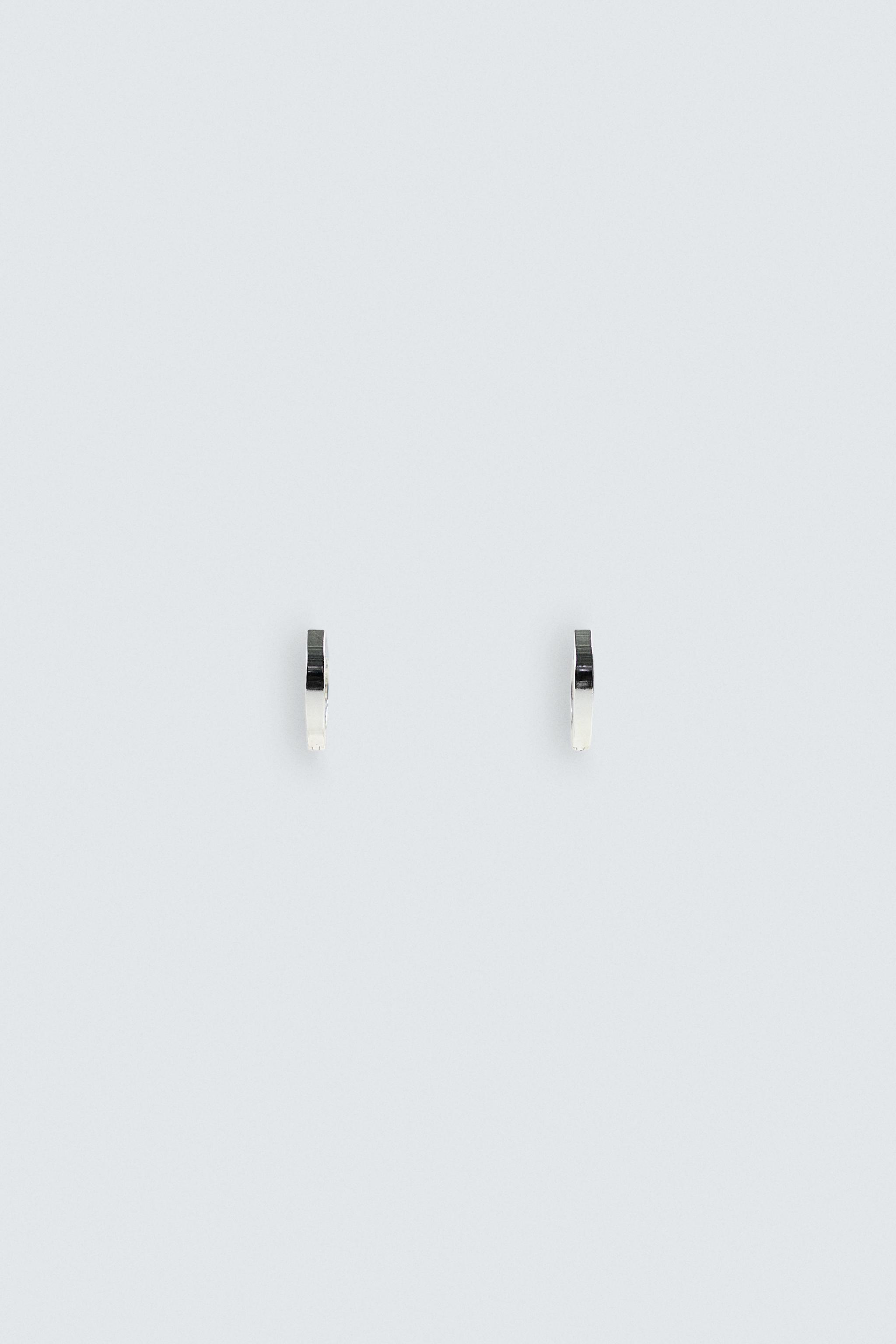 HOOP EARRINGS - Silver | ZARA United States