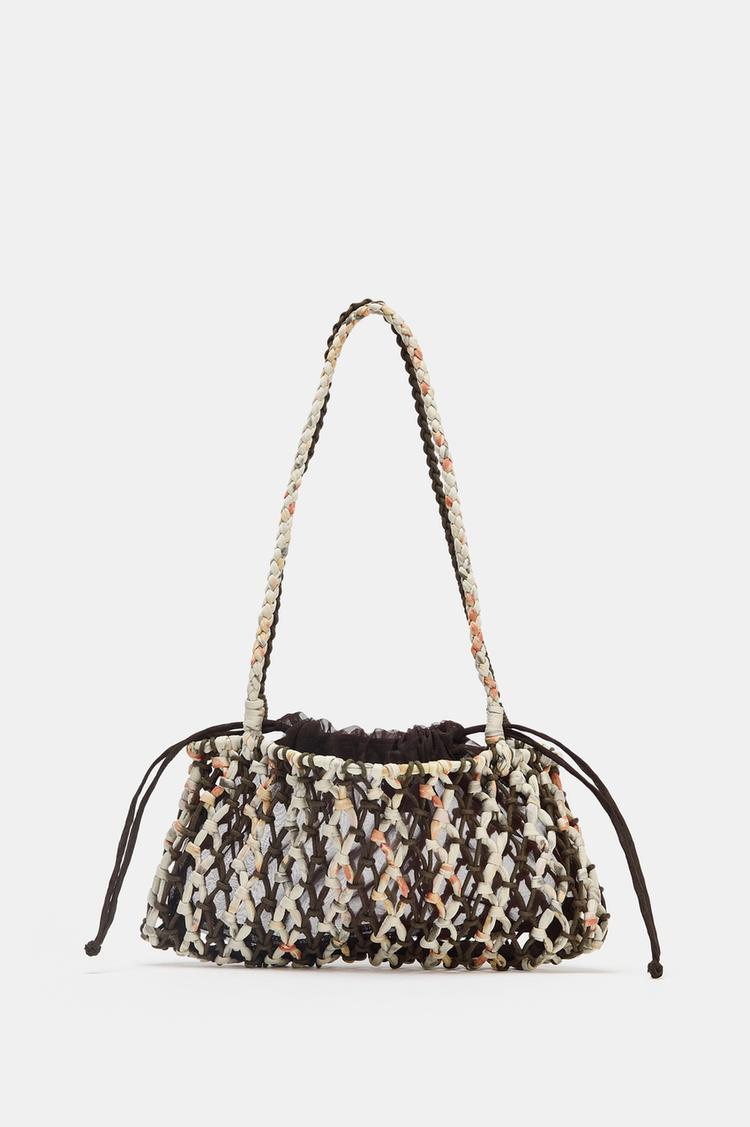 Zara Espana Bolso Trenzado Zara Zara Bolsos Piel Rebajas Zara