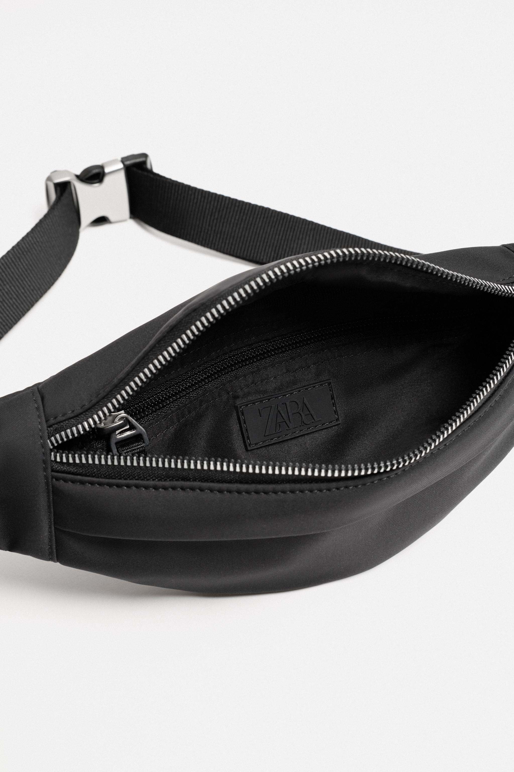 TECHNICAL FABRIC BELT BAG - Black | ZARA Canada