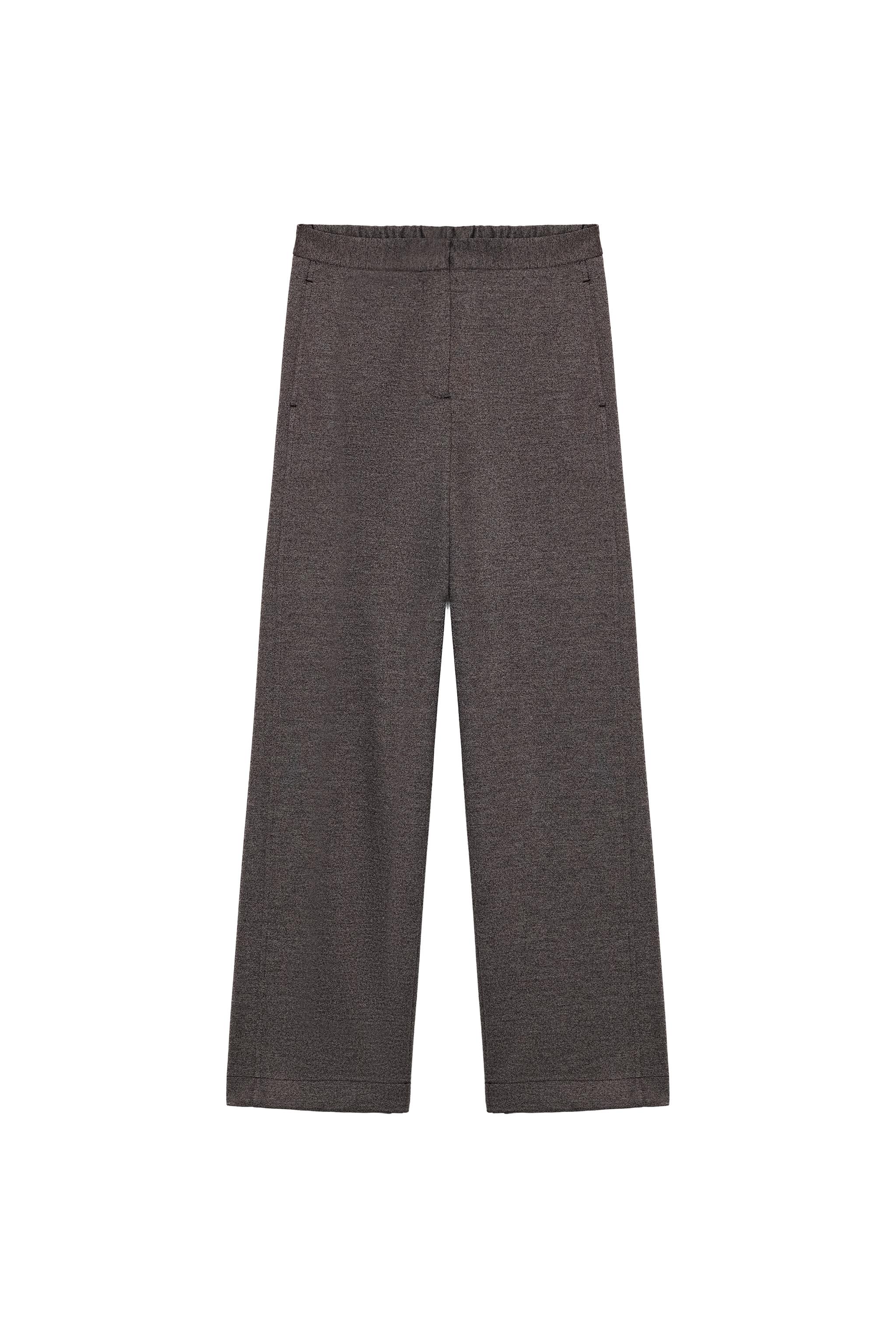 HIGH-WAISTED STRAIGHT LEG PANTS