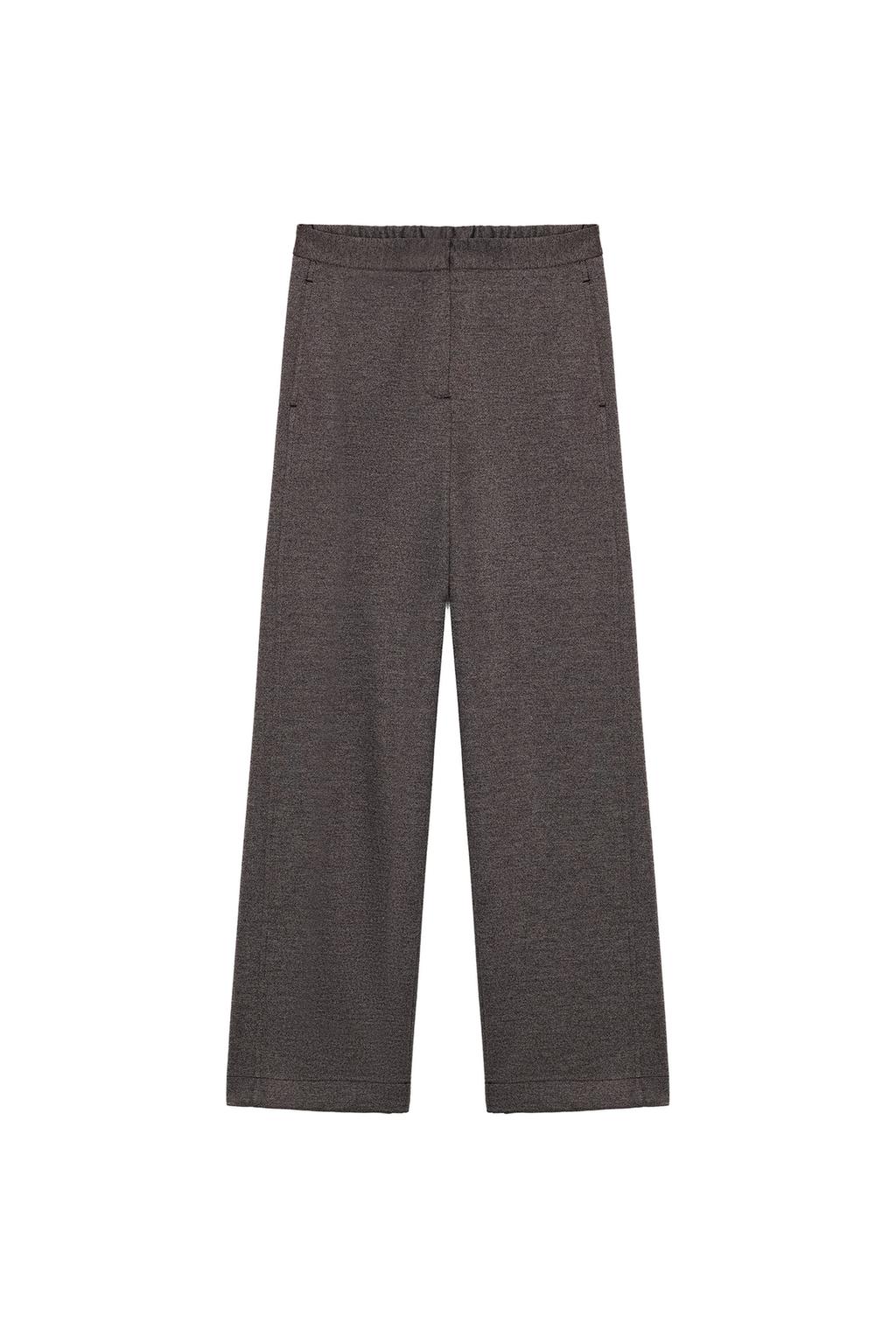 HIGH-WAISTED STRAIGHT LEG PANTS - image 3