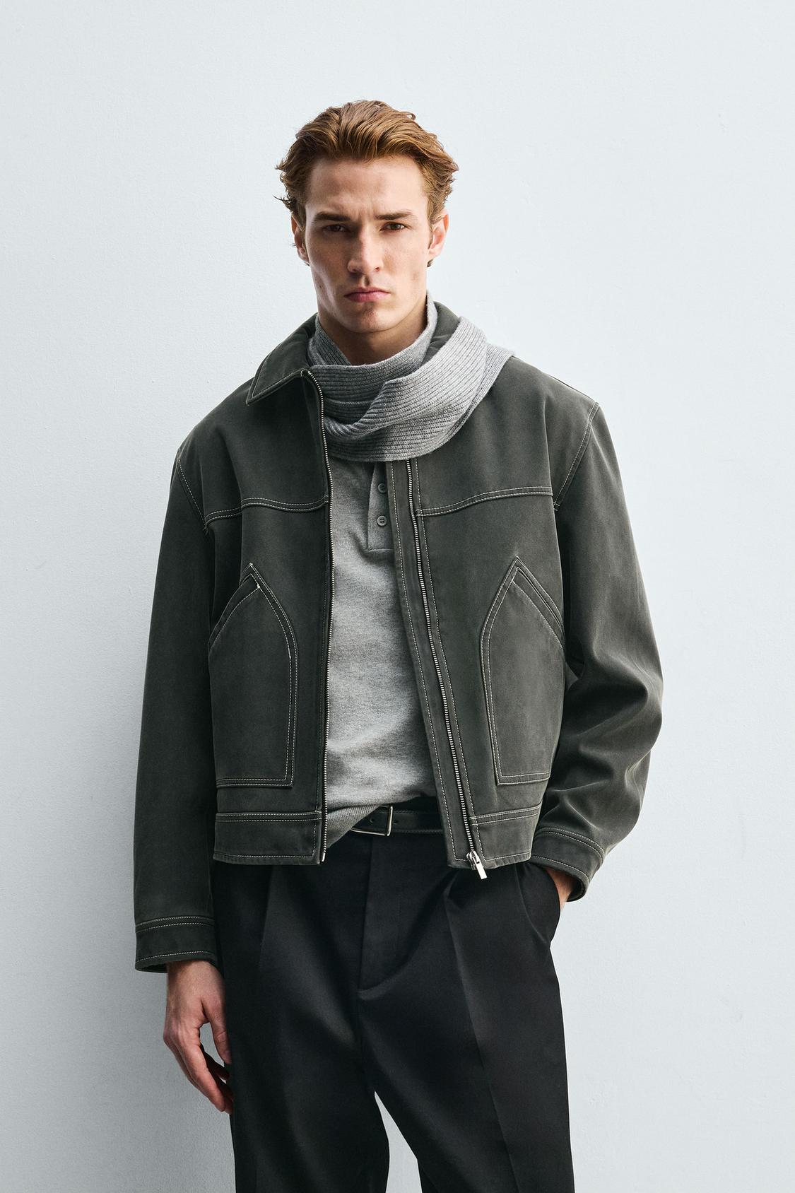 VINTAGE FAUX SUEDE JACKET