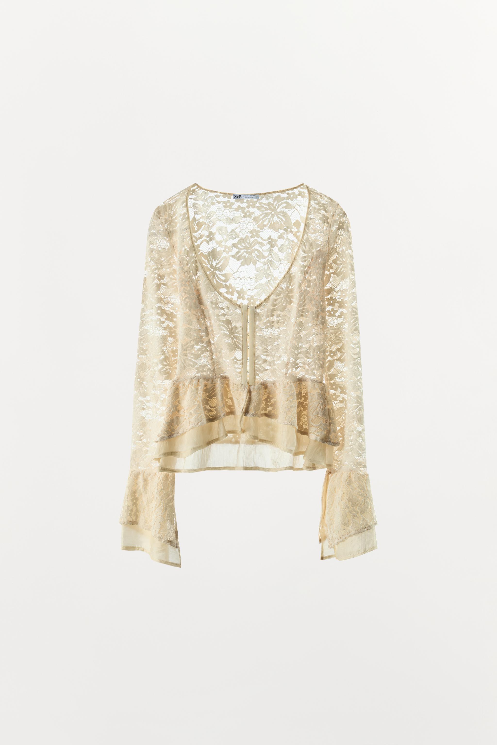Lace Corset Top by Zara