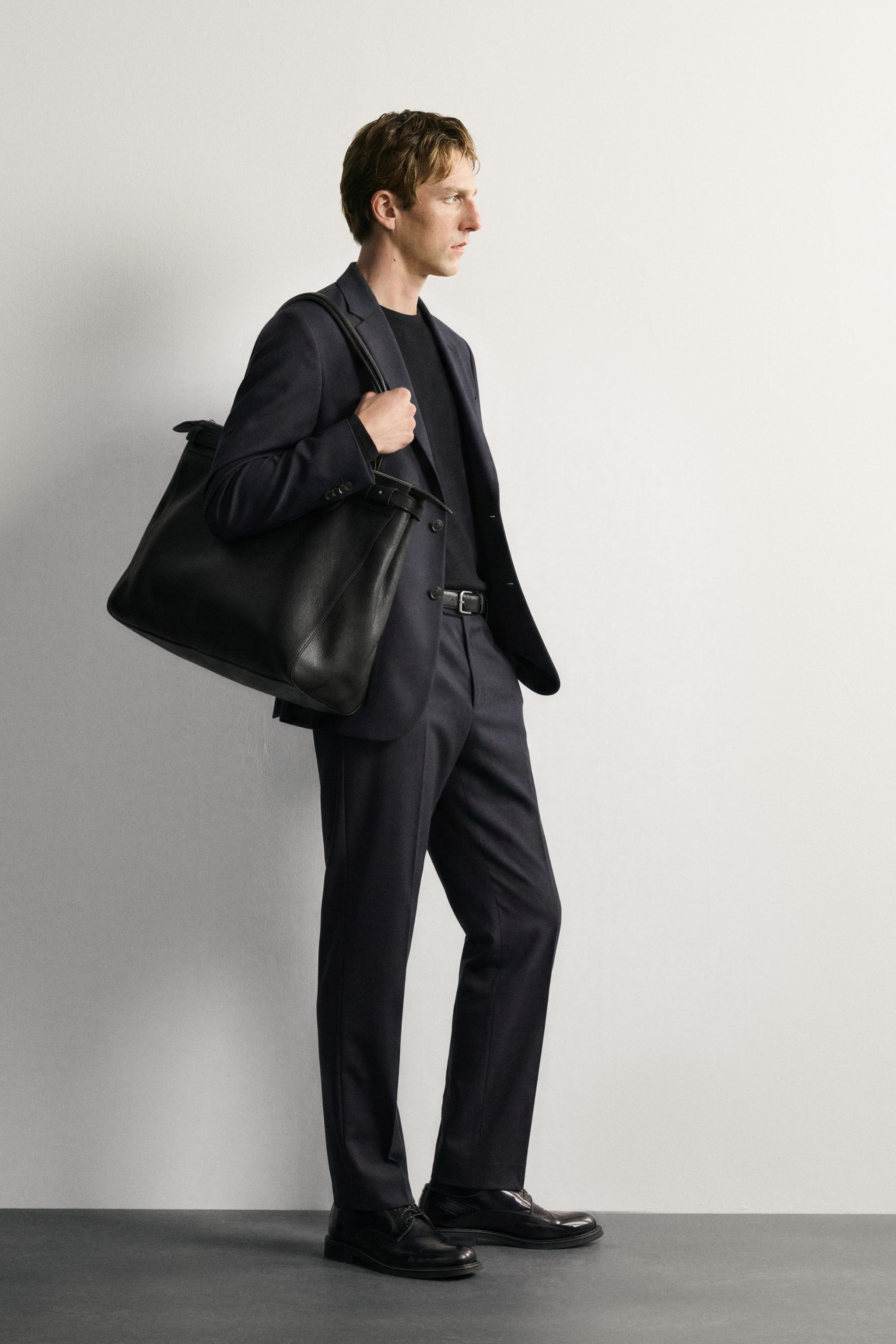 100% WOOL REGULAR FIT SUIT BLAZER