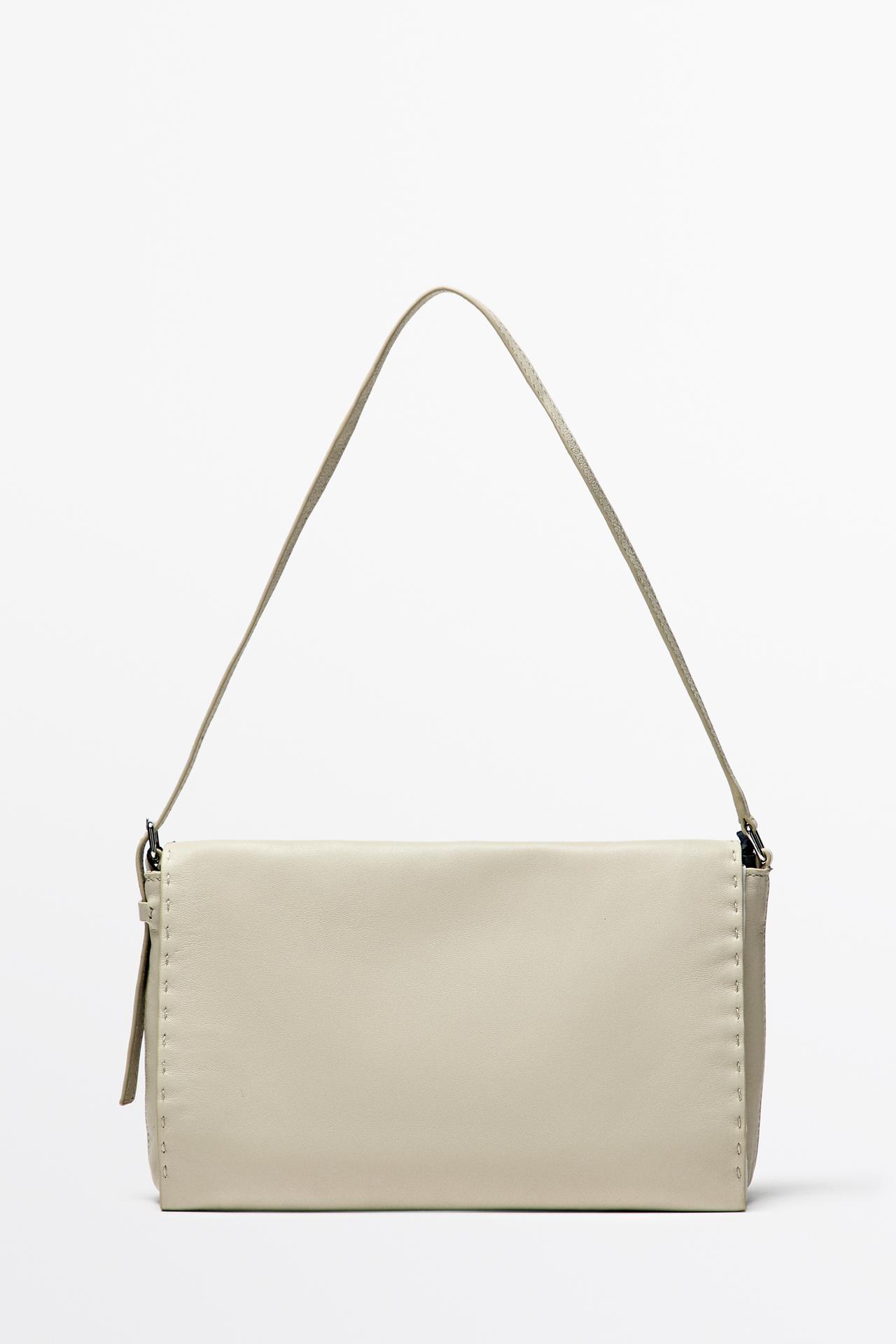 Nappa leather mini bag with stitch detail — 