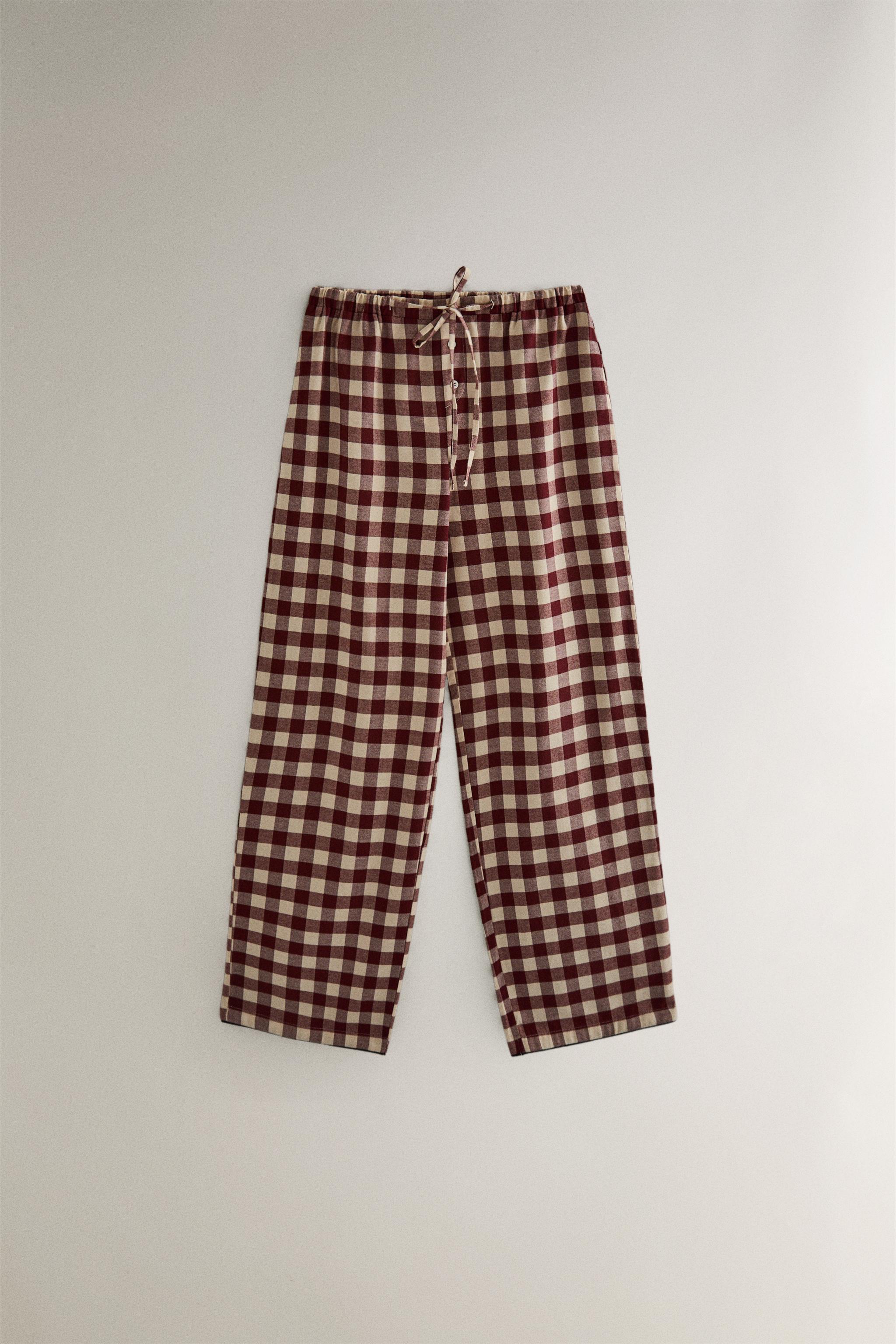 CHRISTMAS GINGHAM PANTS