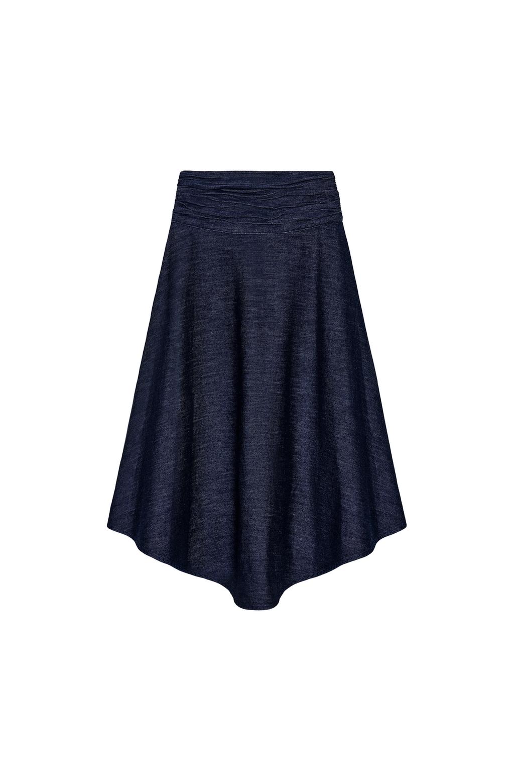 Z1975 ASYMMETRIC MIDI SKIRT - image 3