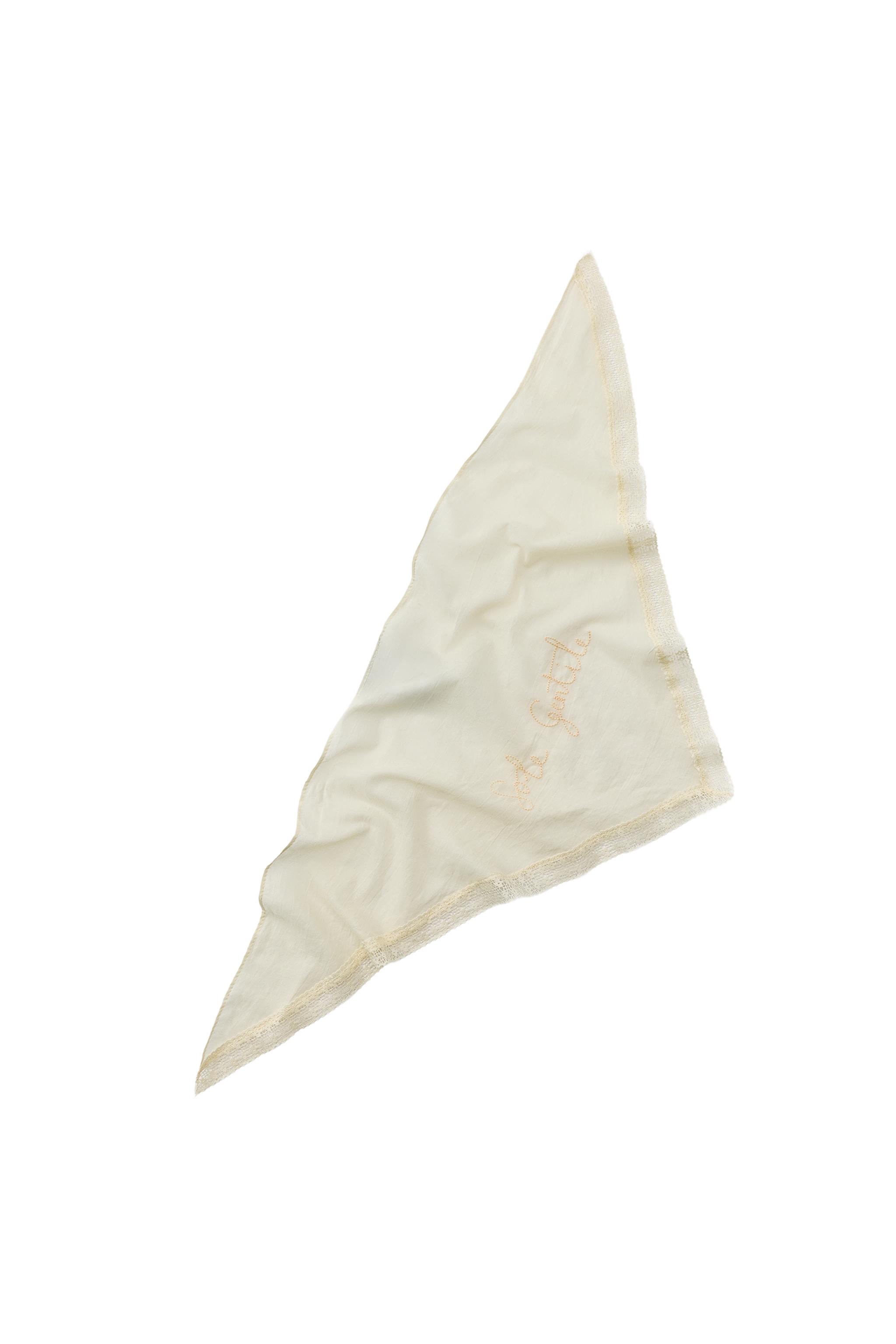 EMBROIDERED LACE BANDANA SCARF