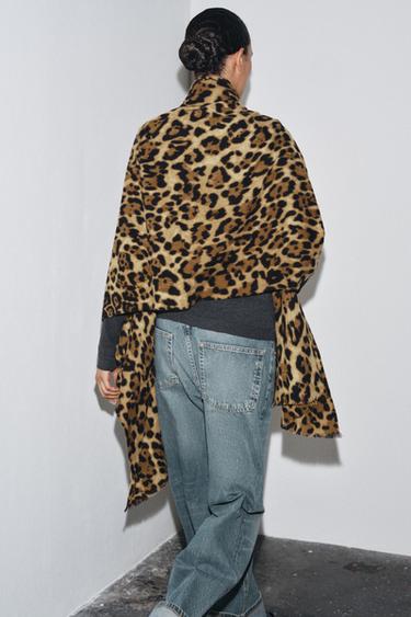 ANIMAL PRINT SCARF - Leopard by Zara - Image 2