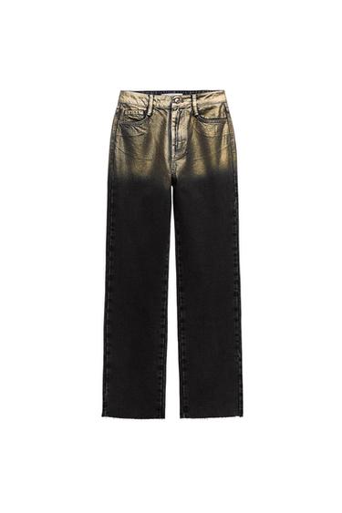 Z1975 STRAIGHT HIGH-WAIST FOIL JEANS
