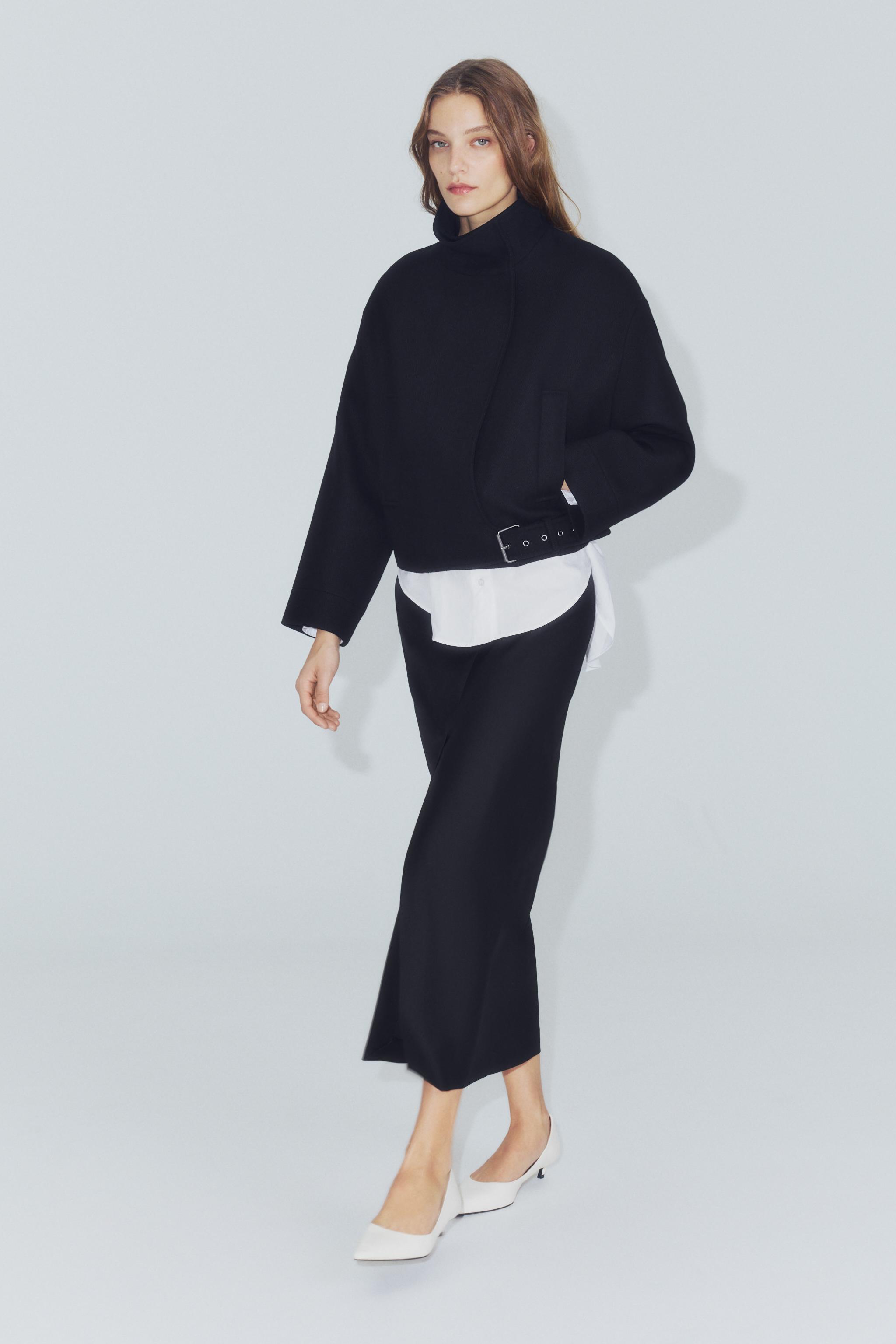 ZW COLLECTION WOOL BUCKLE JACKET