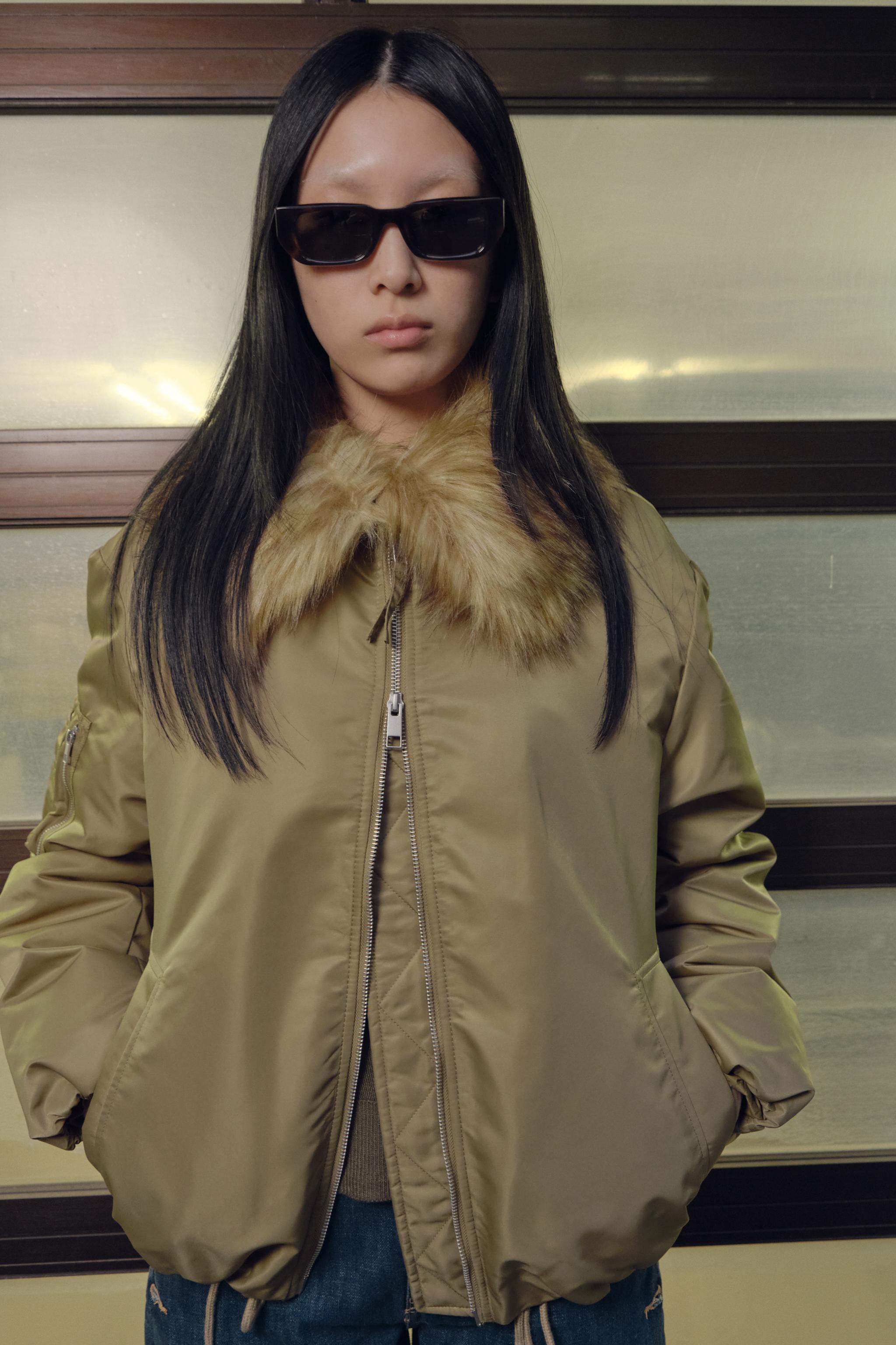 ✨美品✨ザラ ボマージャケット カウレザー ヴィンテージ加工 ジップ