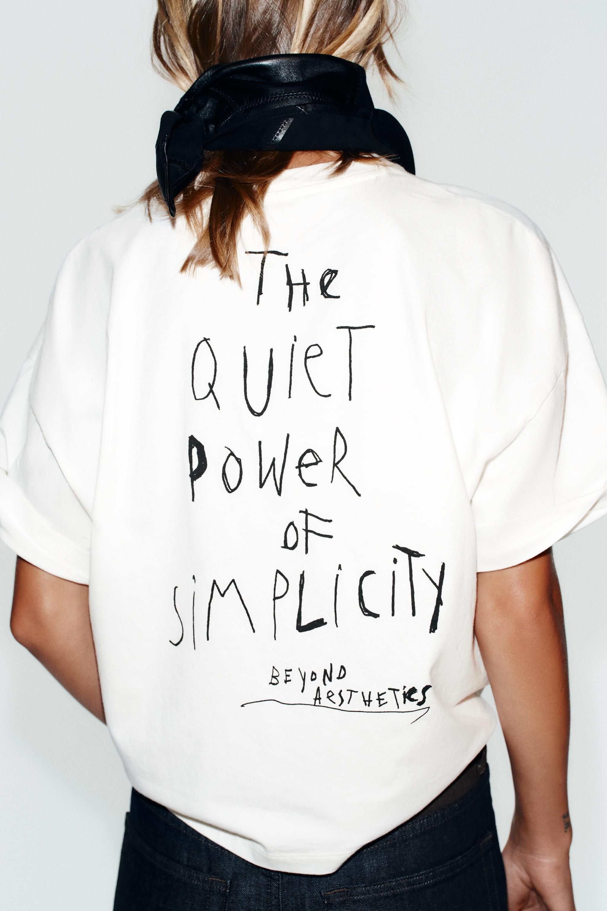 TEXT SHORT SLEEVE T-SHIRT