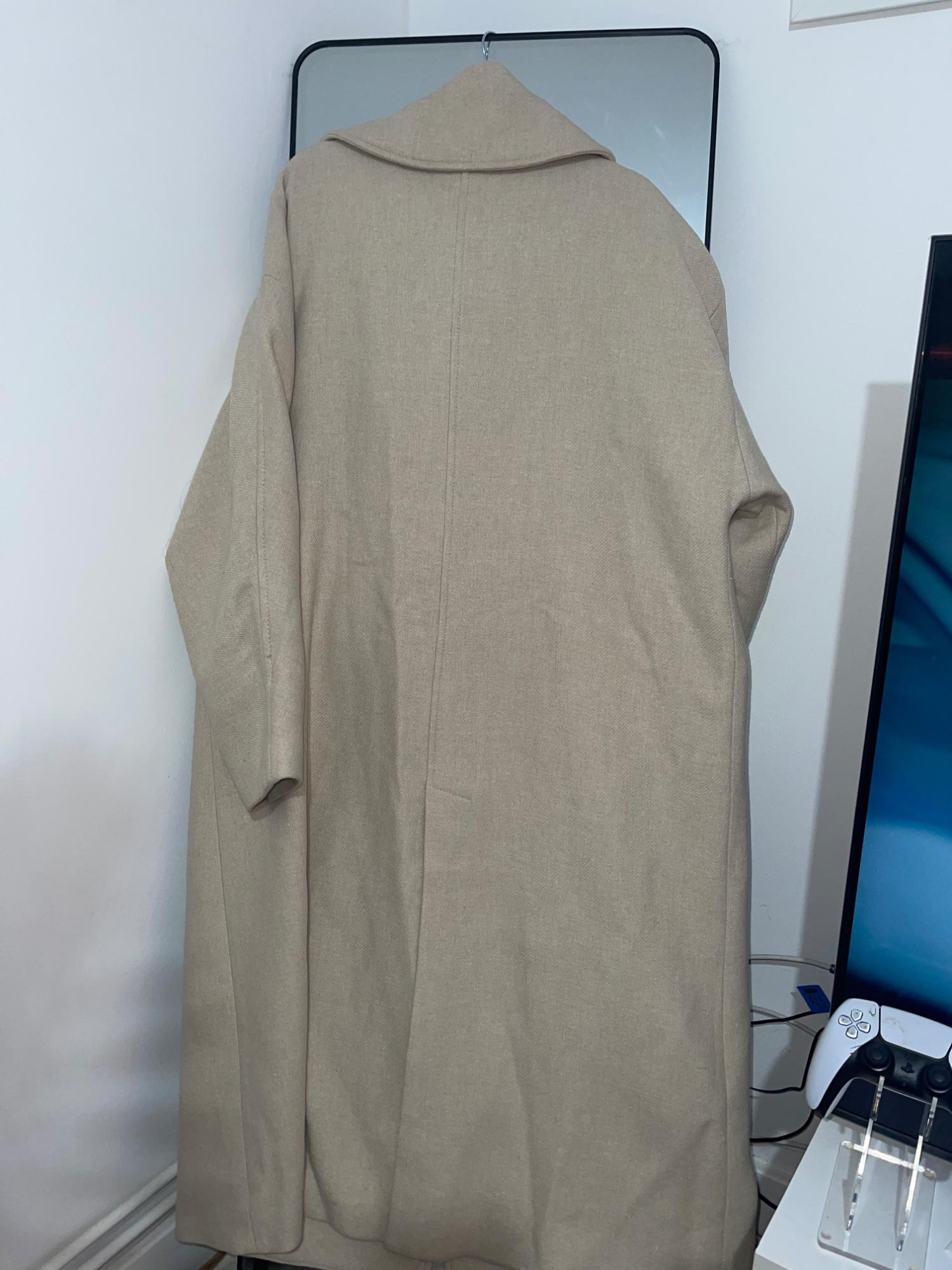 OVERSIZED COAT WITH WOOL