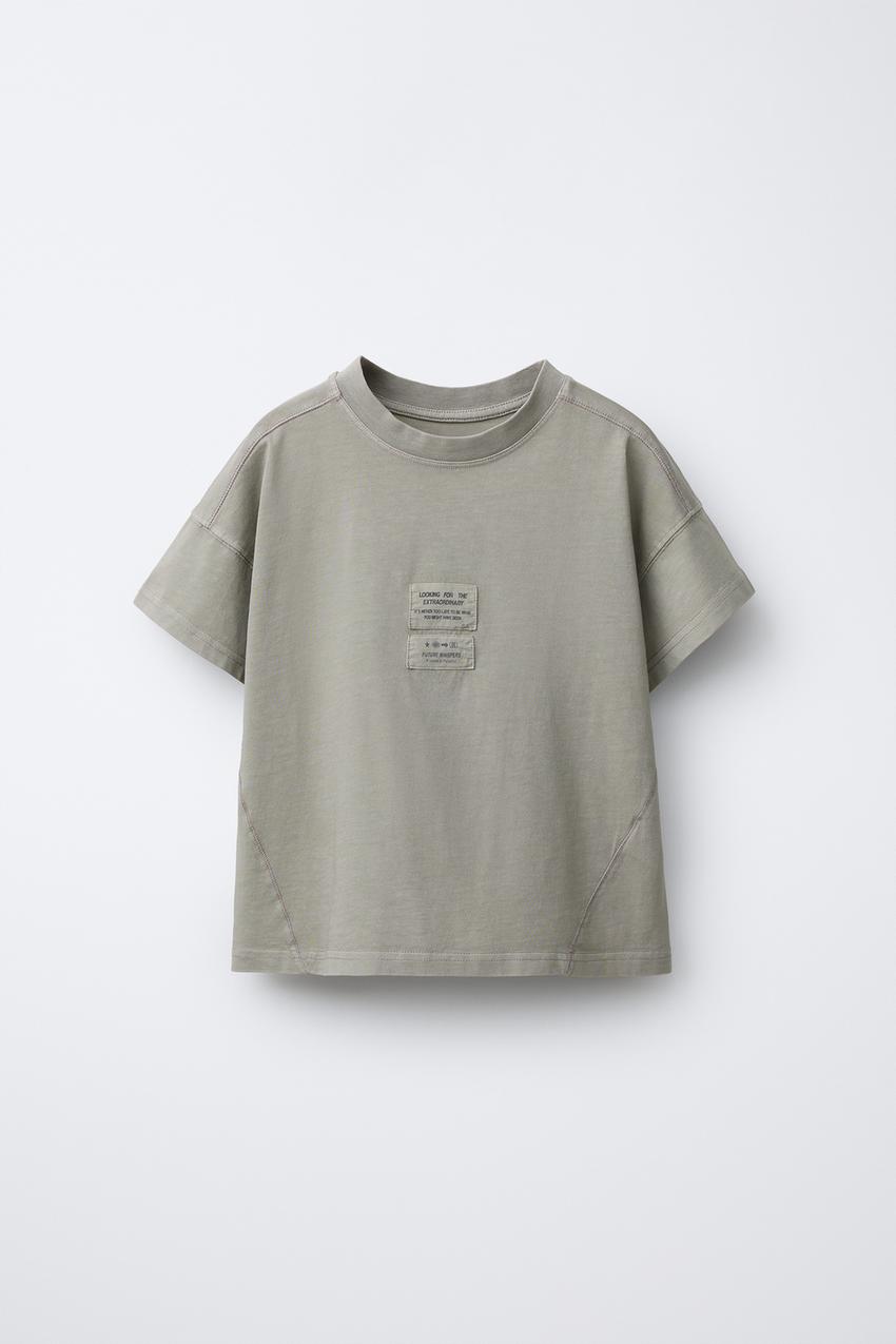 T-SHIRT À INSCRIPTION - Vert / Bleu | France