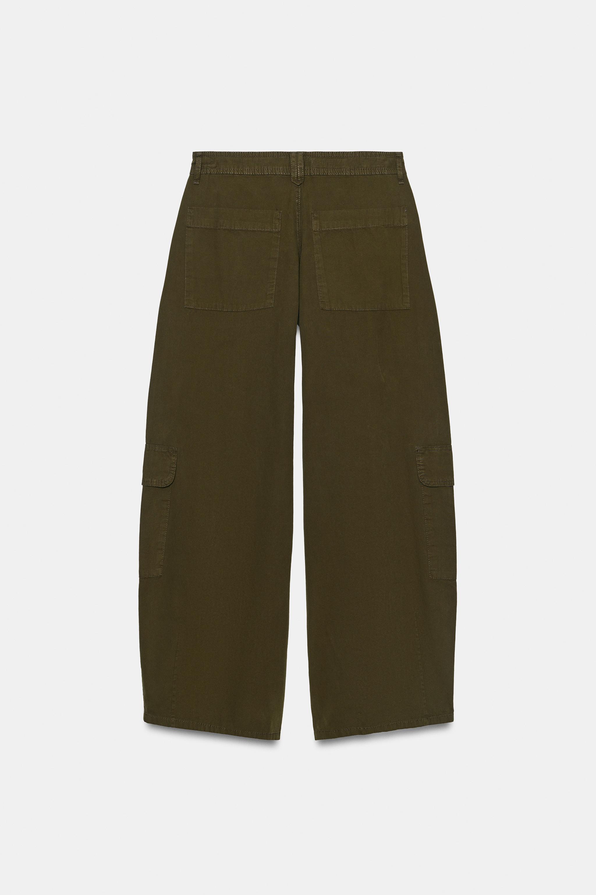 PRINTED OVERSIZED CARGO PANTS