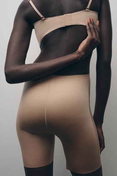 BODY SHAPE CYCLING SHORTS - Beige-pink by Zara