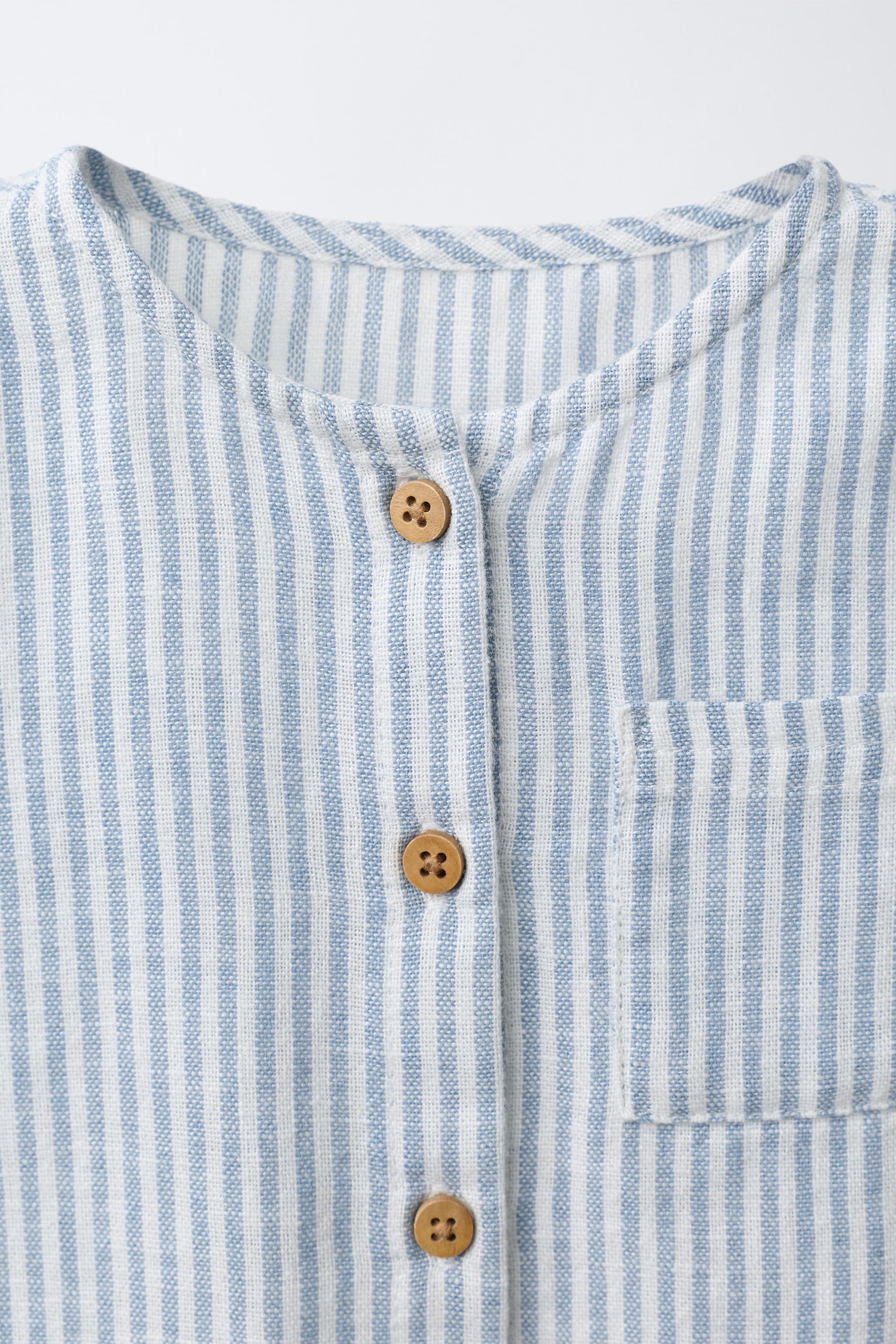STRIPED LINEN SHIRT