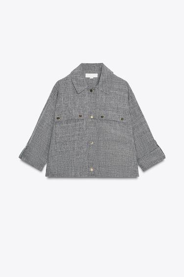 JASPE SAFARI JACKET - Grey marl by Zara