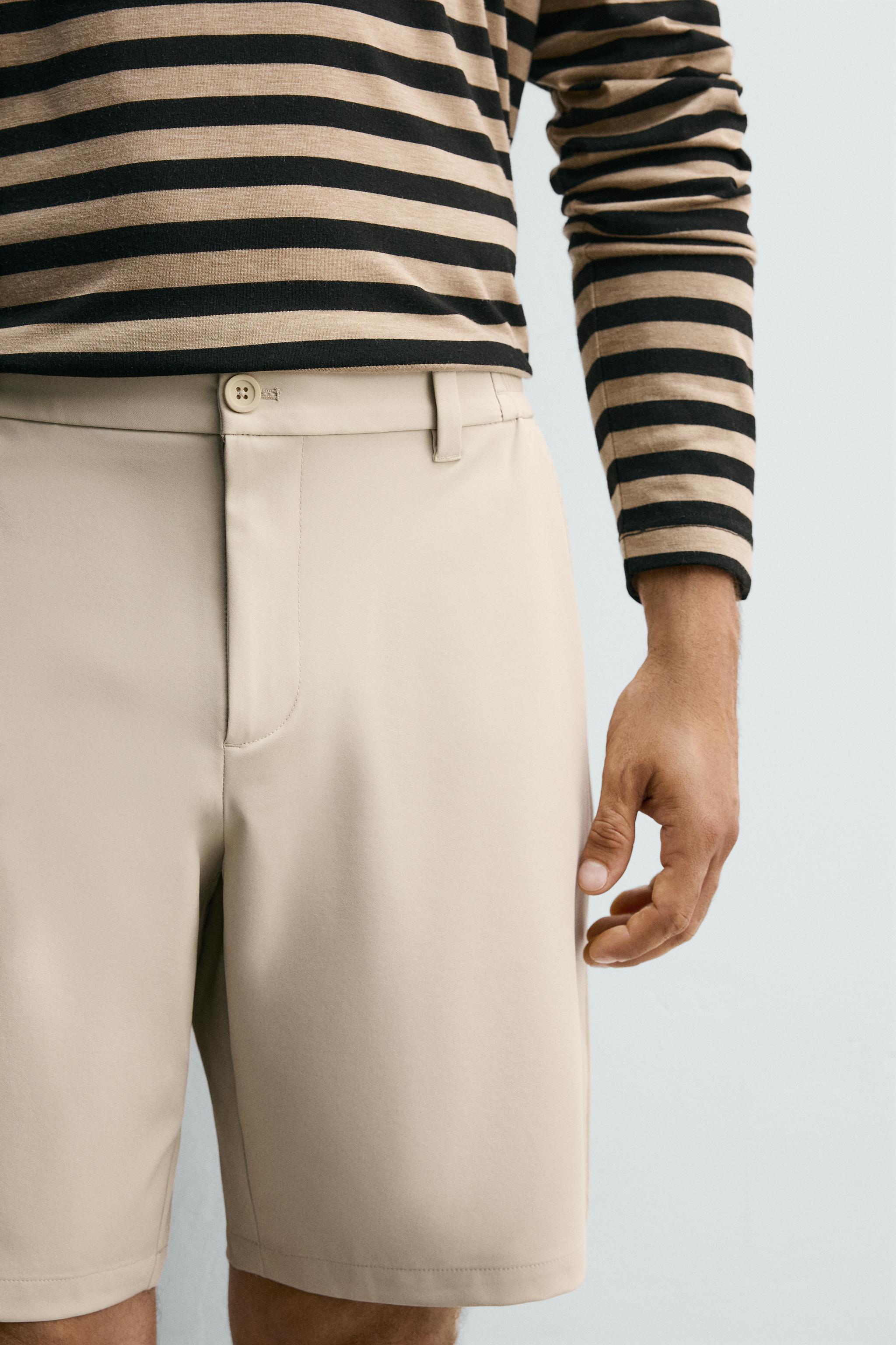 Мужские шорты Zara COMFORT TECHNICAL SHORTS — фото 5