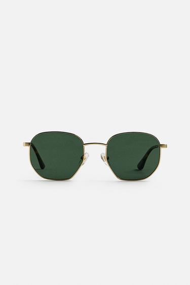 METAL SUNGLASSES - matt gold by Zara
