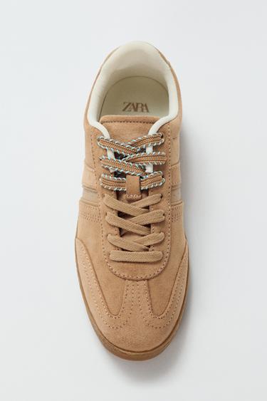 SPORTS TRAINERS - Sand Brown by Zara