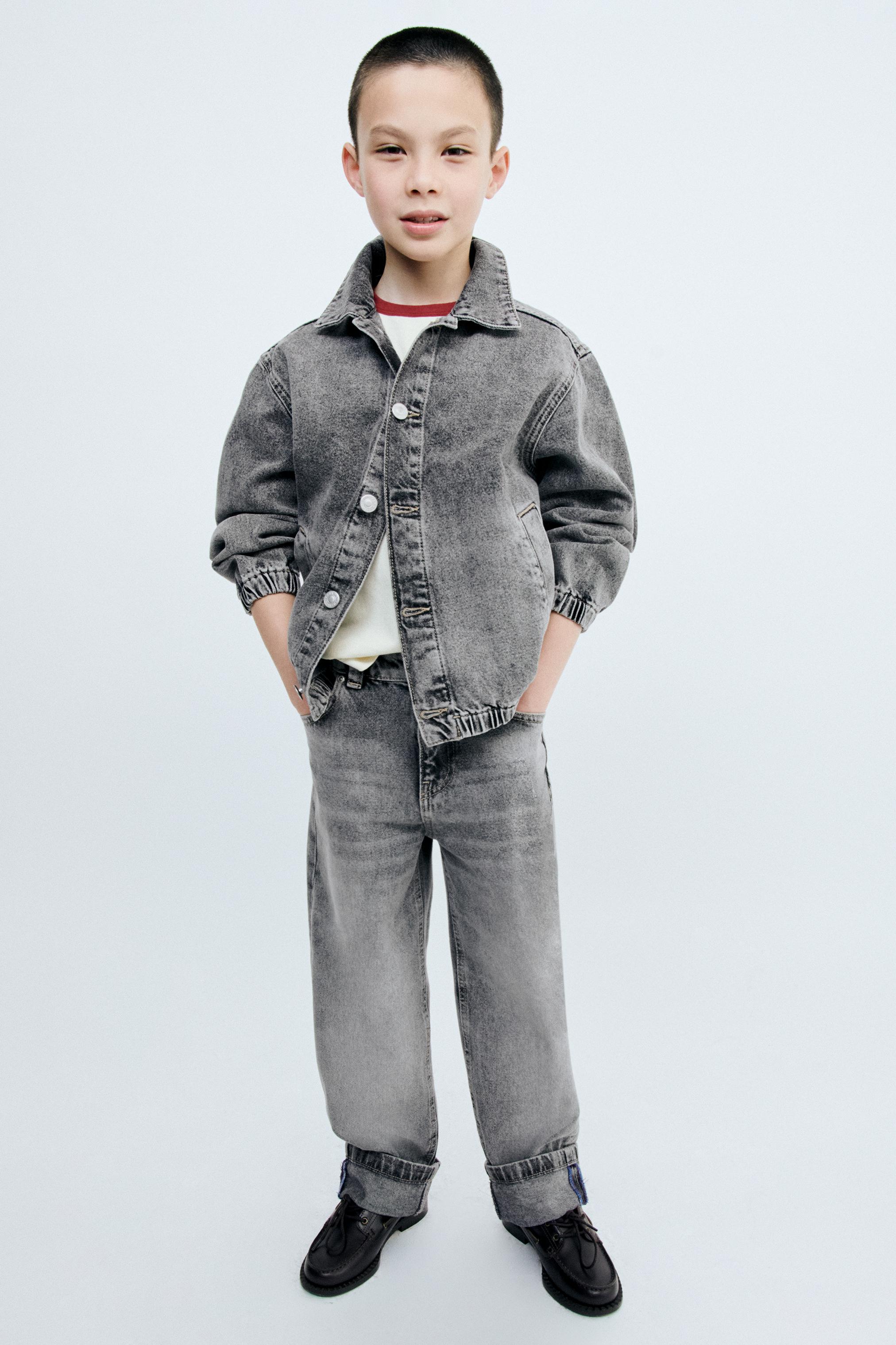 Детские джинсы Zara STORIESZ - LOOSE FIT CUFFED JEANS