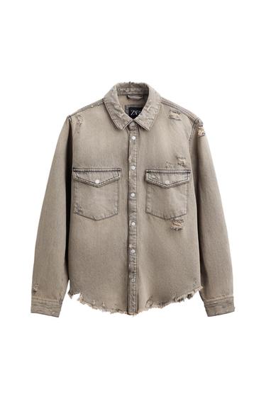 SOBRECAMISA DENIM OVERDYED