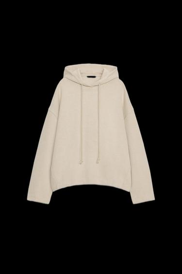 Zara SOFT HOODIE - Sand