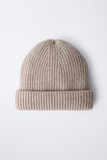 BASIC KNIT BEANIE - camel by Zara - Image 2