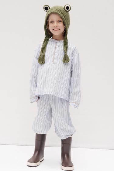 LIMITED EDITION ストライプ柄パジャマパンツストライプZaraのLIMITED EDITION ストライプ柄パジャマパンツ - ストライプ 