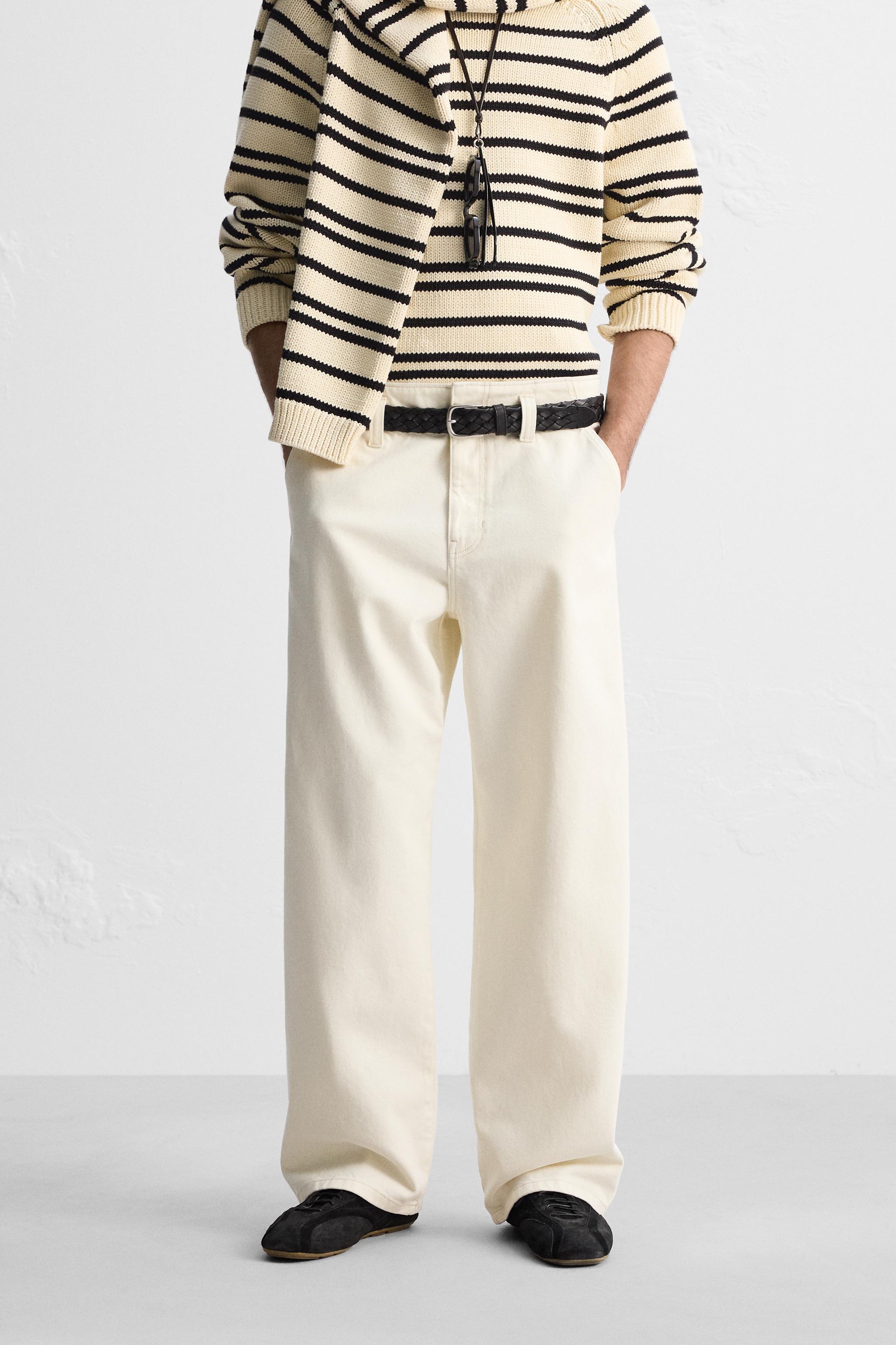 LIMITED EDITION RELAXED STRAIGHT FIT JEANS - Oyster-white