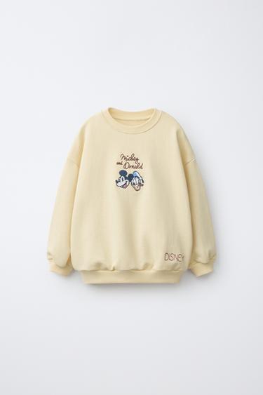 MICKEY MOUSE © DISNEY EMBROIDERED SWEATSHIRT - Butter by Zara