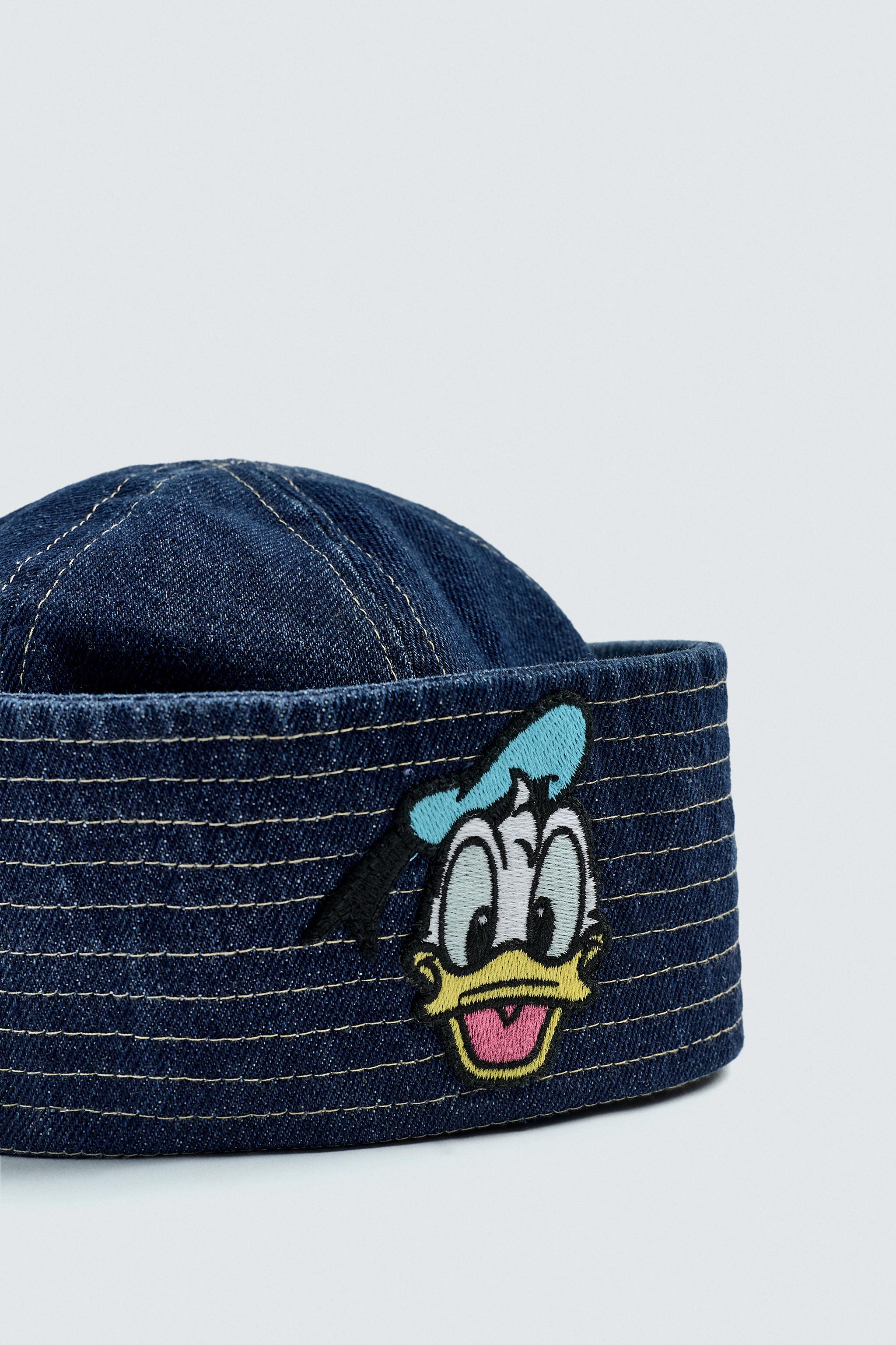 ドナルドダックパッチ デニムハット HARRY LAMBERT FOR ZARA X DISNEY