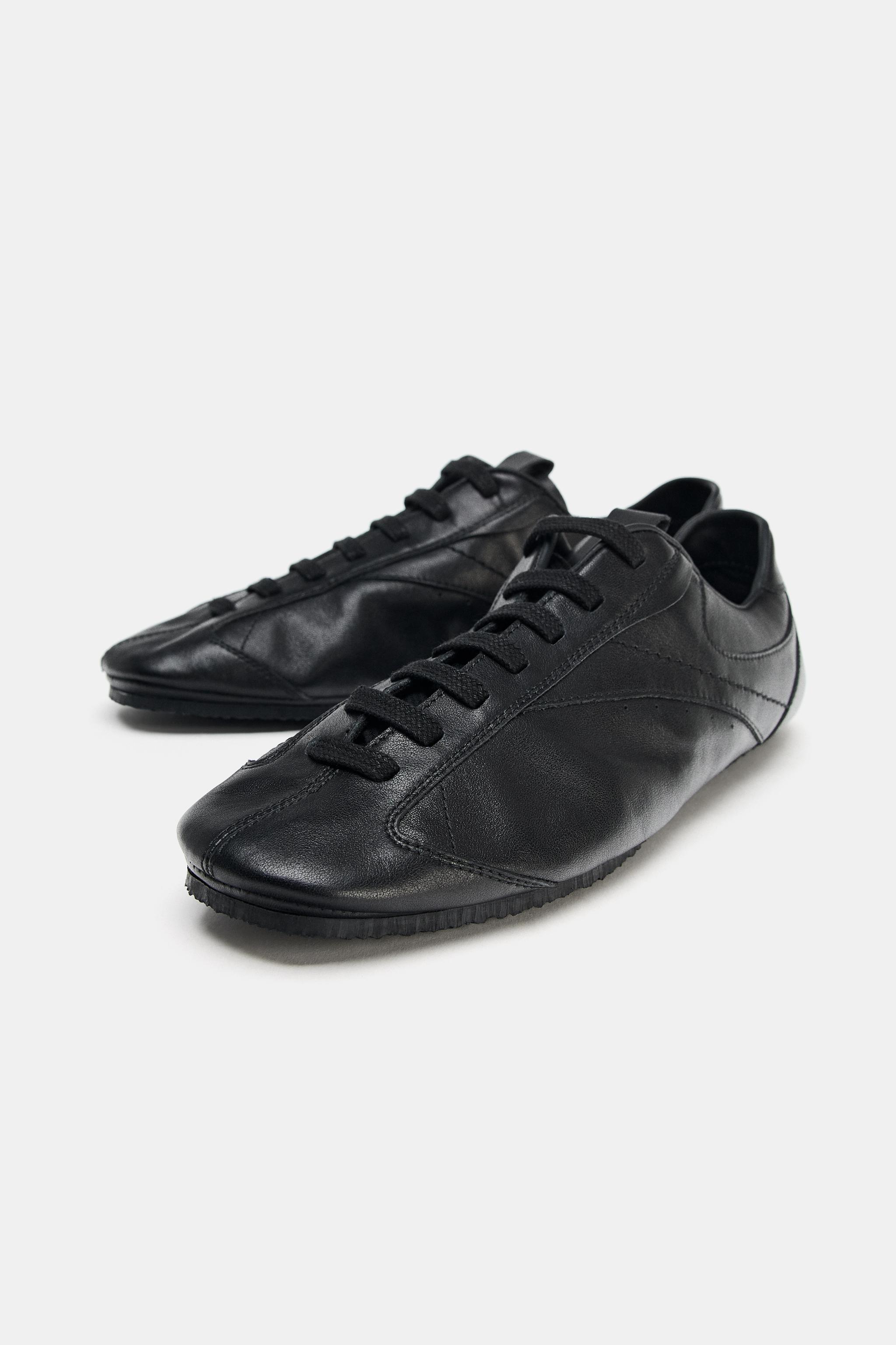 LEATHER DERBY SHOES