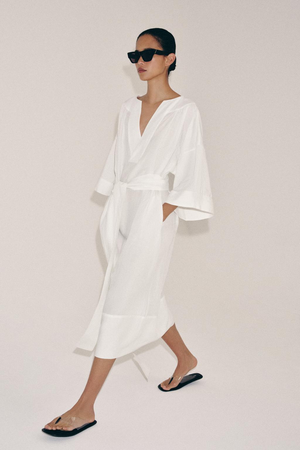 BELTED TUNIC DRESS ZW COLLECTION - image 2