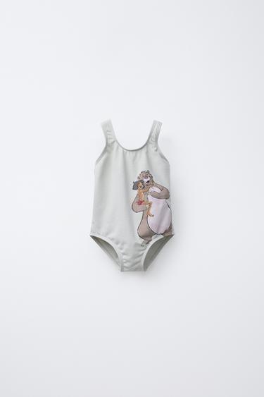 2-6 AÑOS/ BAÑADOR ALGODÓN THE JUNGLE BOOK © DISNEY - VERDE de Zara