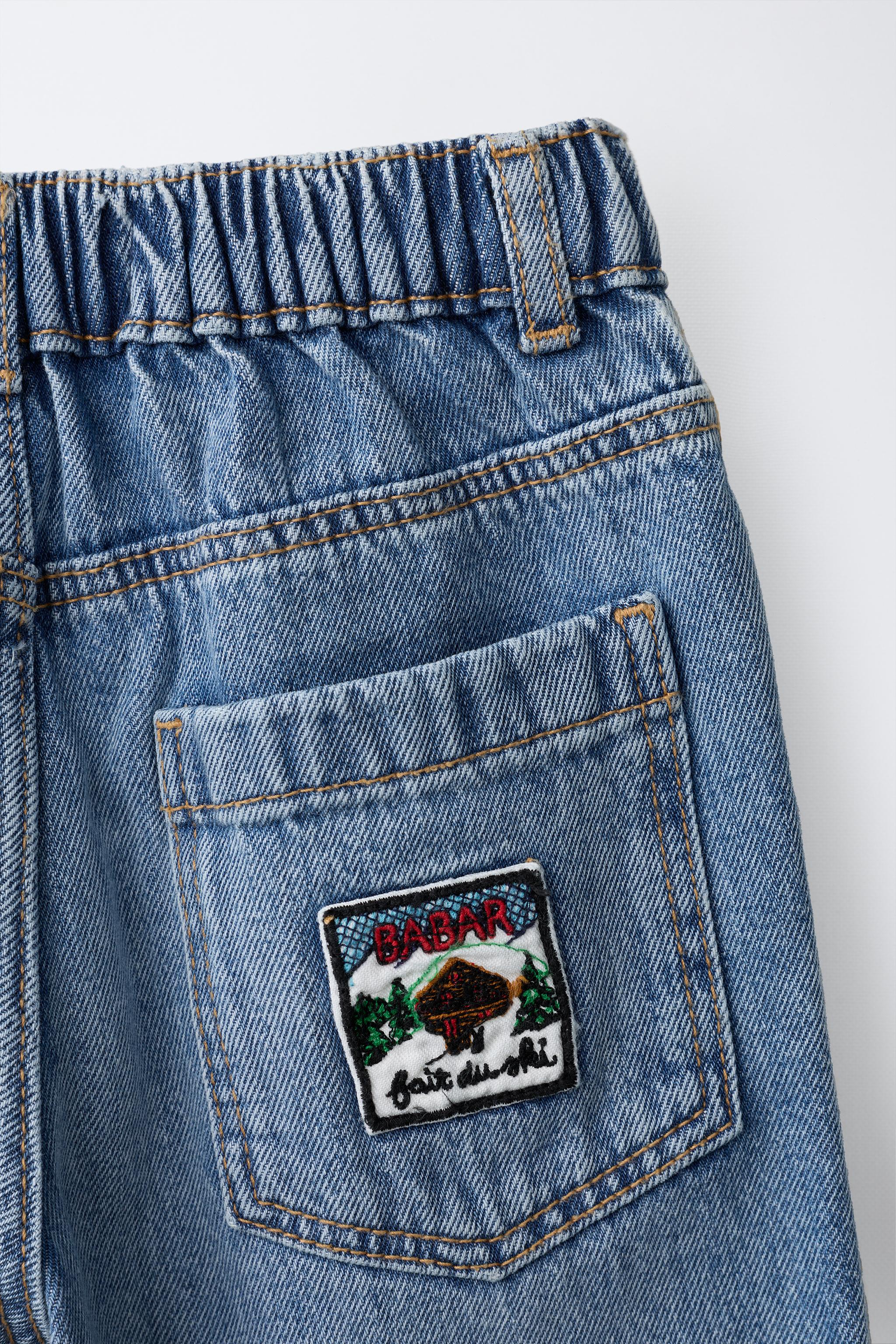 JEANS BAGGY BRODÉ BABAR™