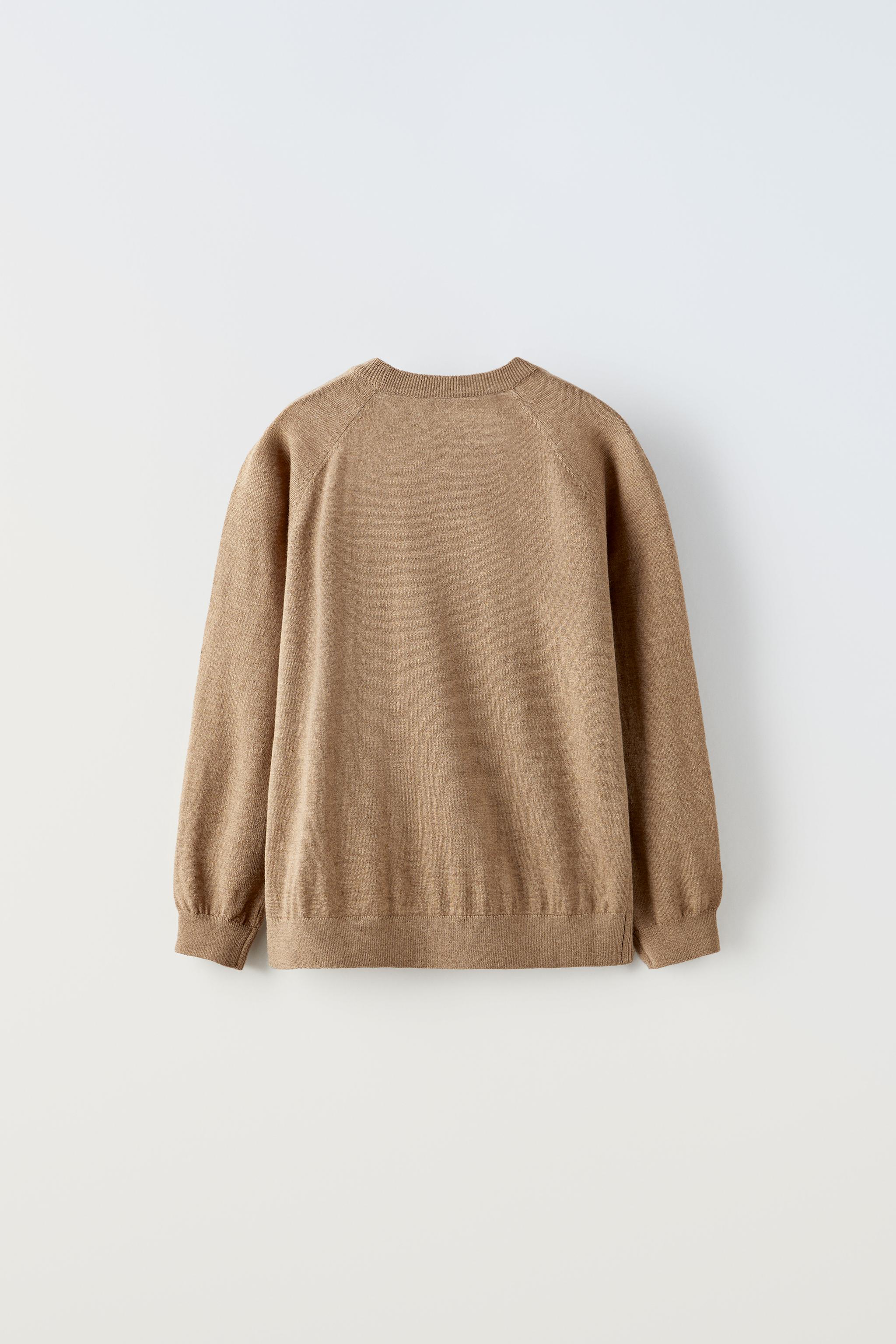 Wool-blend sweatshirt