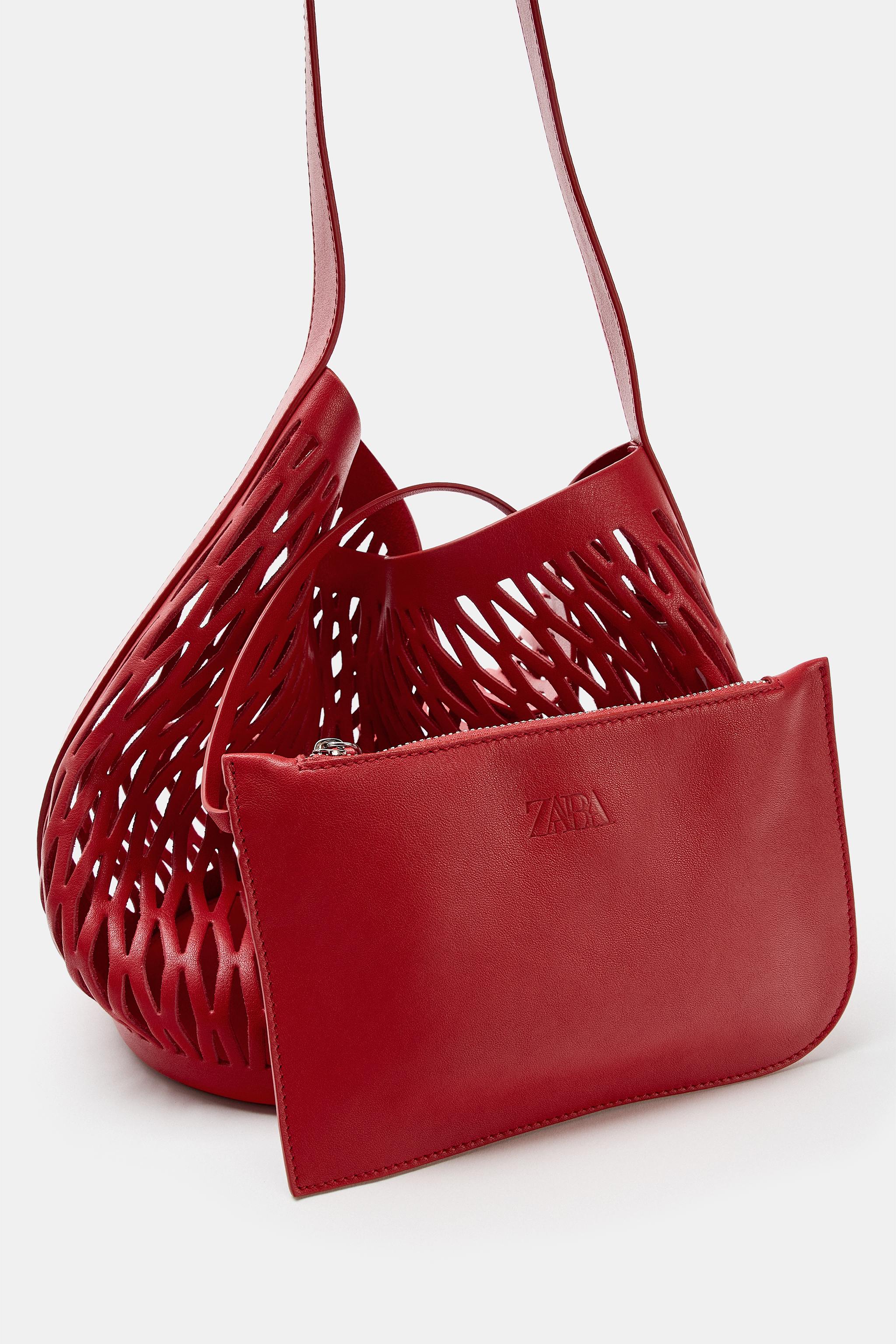 オープンニットショルダーバッグ - マリンブルー | ZARA Japan / 日本