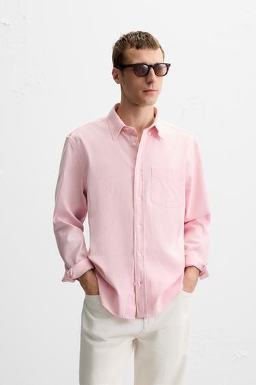 OXFORD SHIRT - Pink by Zara