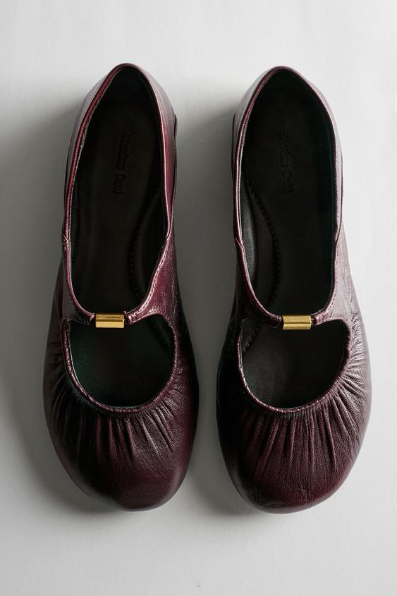 Zara Soft leather ballet flat - 1-629 - Image 0