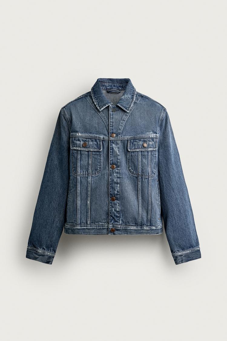 Chaqueta de mezclilla de corte relajado con lengüeta 8