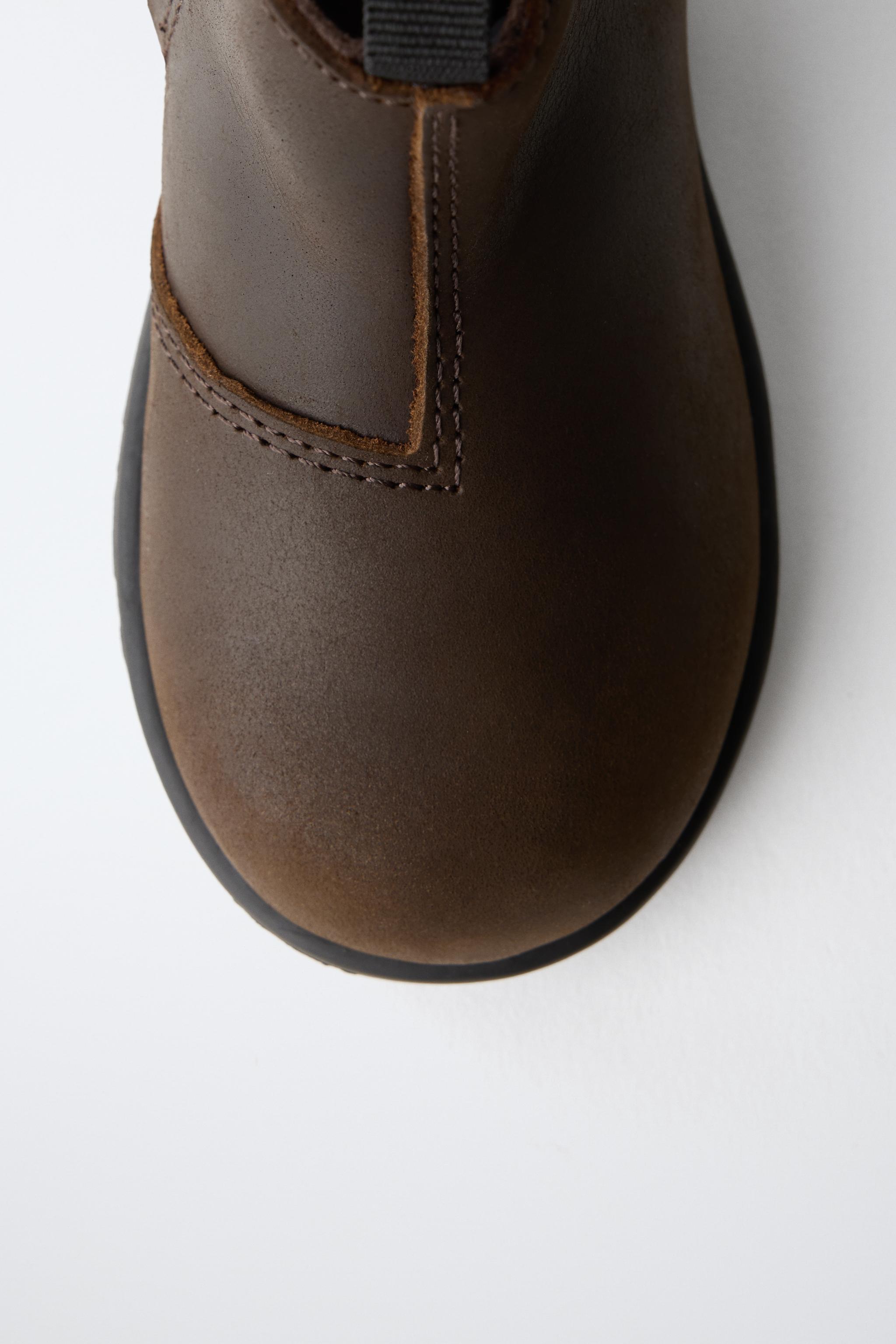 BOTTINES CHELSEA BAREFOOT EN CUIR