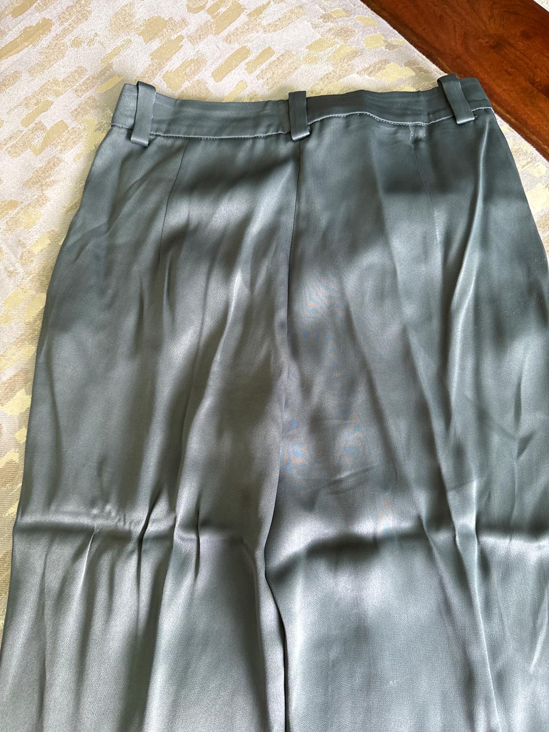 STRAIGHT SATIN EFFECT PANTS - Image 4