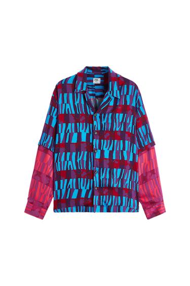 LIMITED EDITION ABSTRACT PRINT SHIRT