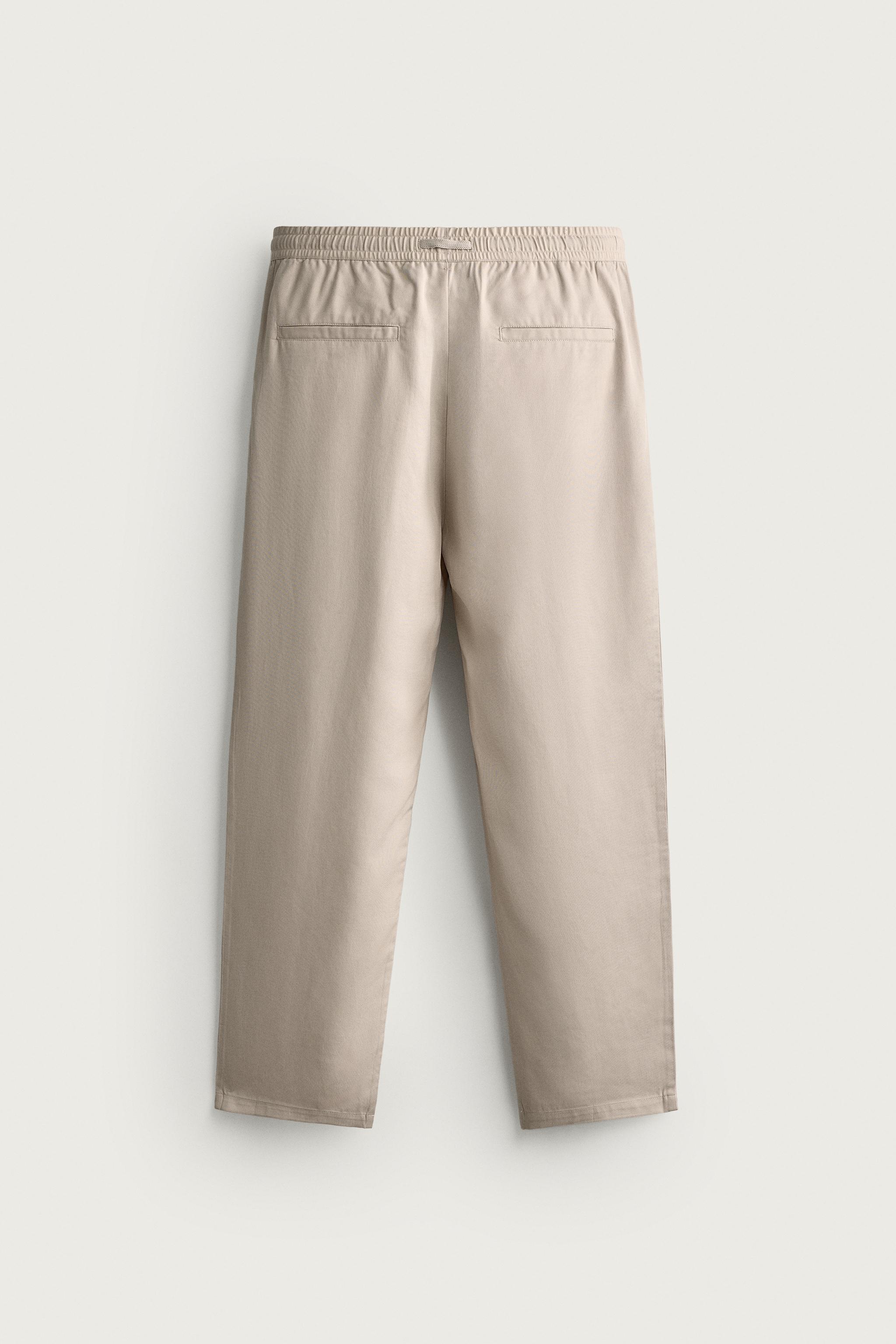 Мужские брюки Zara 100% LYOCELL RELAXED FIT PANTS — фото 6